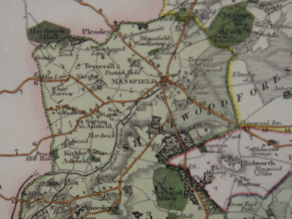 map nottinghamshire